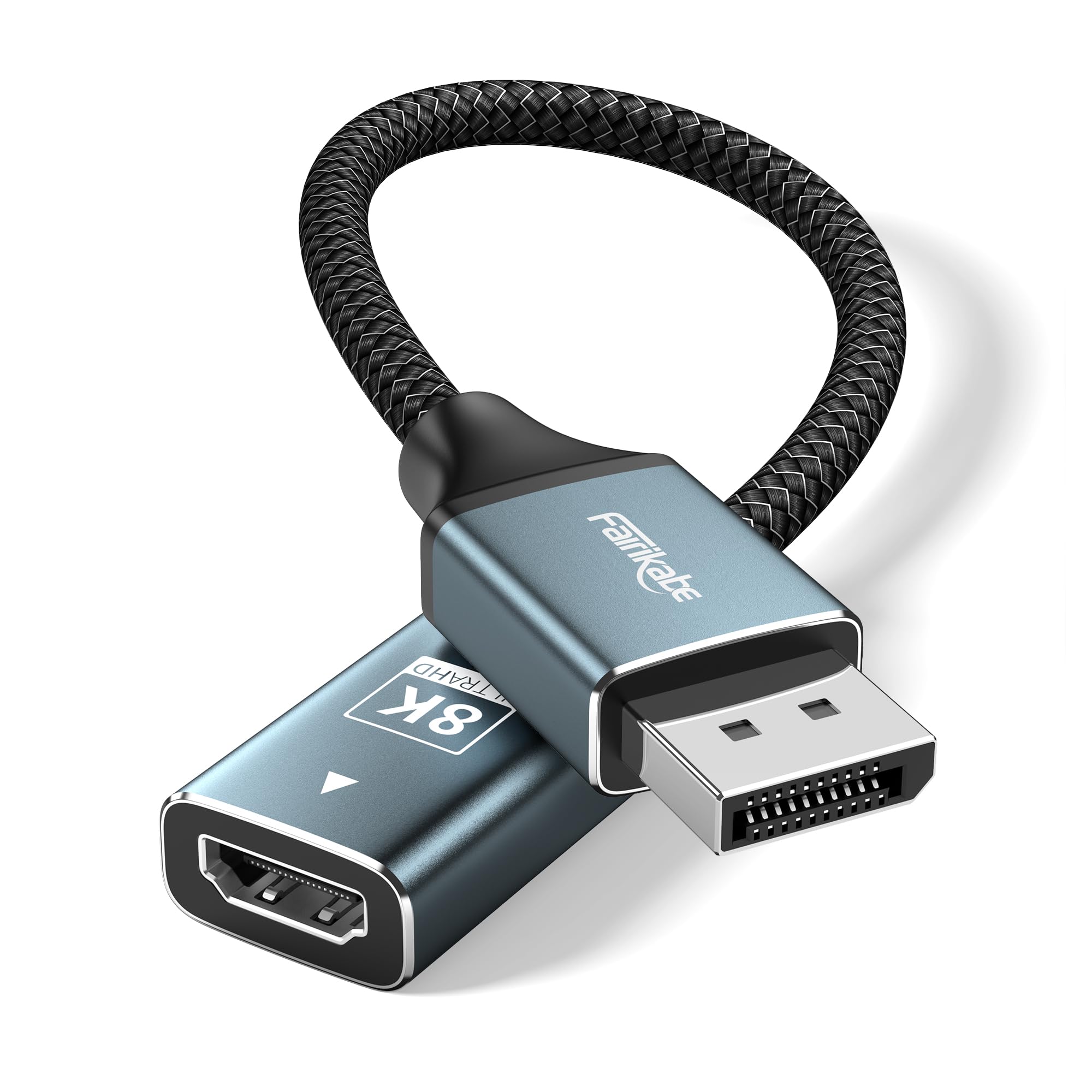 ATLAHET DP1.4 8K 60Hz 4K 120Hz ディスプレイポート Nippon Labs DisplayPort 1.4 VERSION 8K DP Cable 8K 60Hz - 6ft